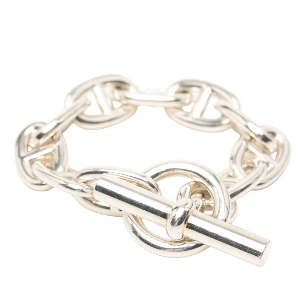 HERMES Silver Charm Bracelet